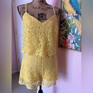 Lace Layered Romper